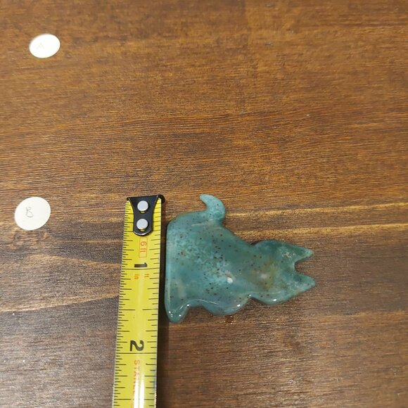 Ocean Jasper Crystal Cat Cutout - Picture 3 of 4